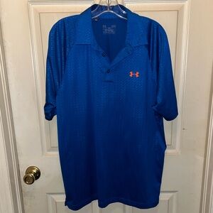 UNDER ARMOUR Men’s Short Sleeve Coldblack Polo Shirt. Sz XXL (Chest 50”).